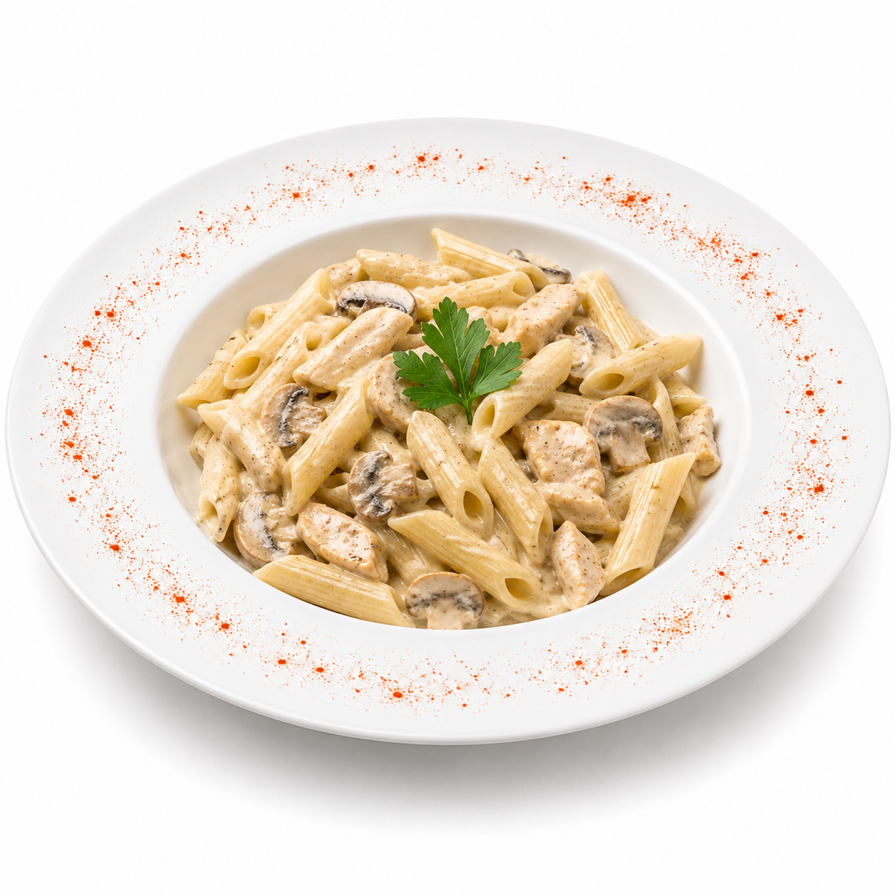 Kremalı Mantarlı Tavuklu Makarna
