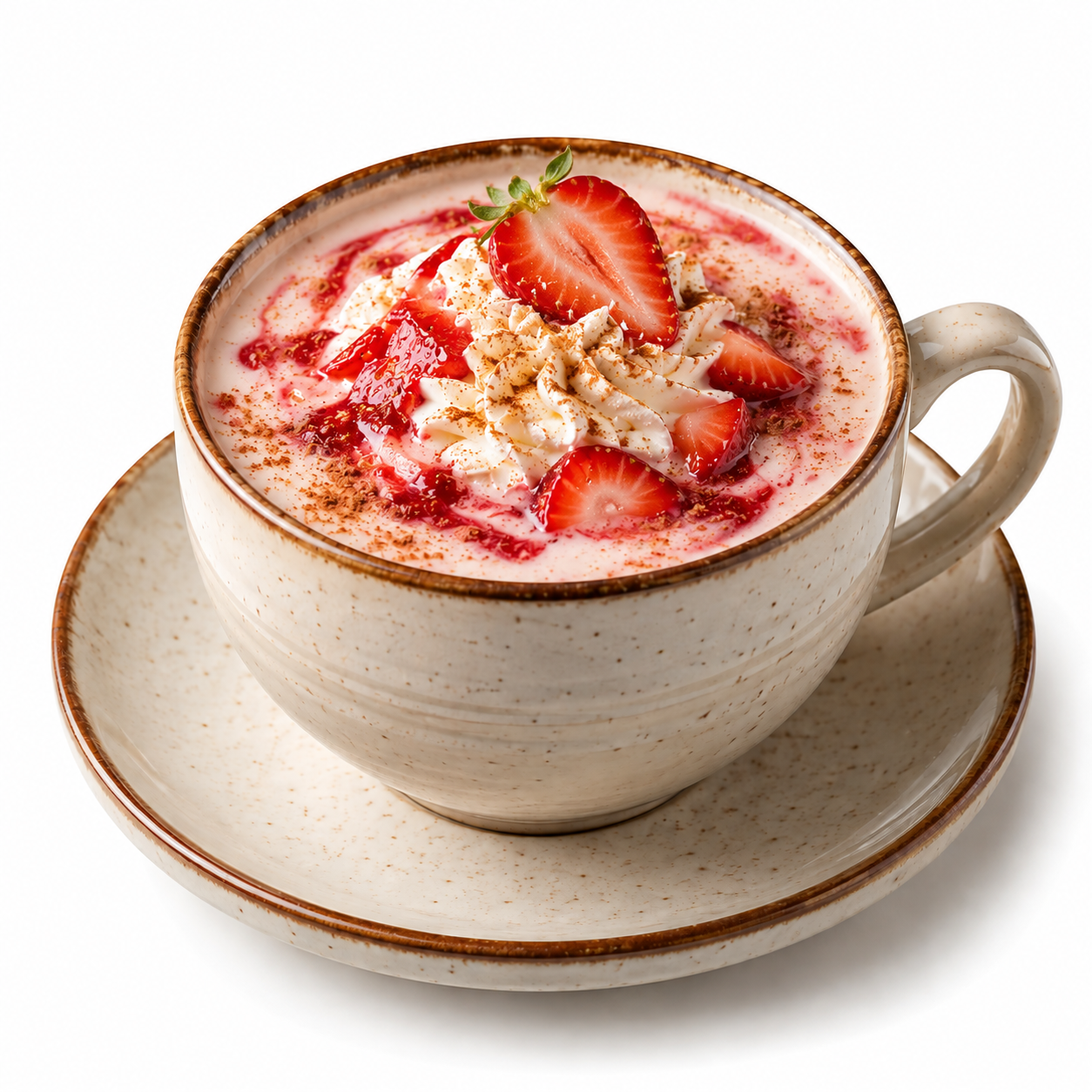 Çilekli Salep